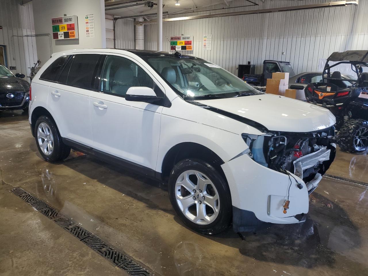 2013 Ford Edge VIN 2FMDK4JC2DBB23858 Copart auction photo, front end damage thumbnail 4