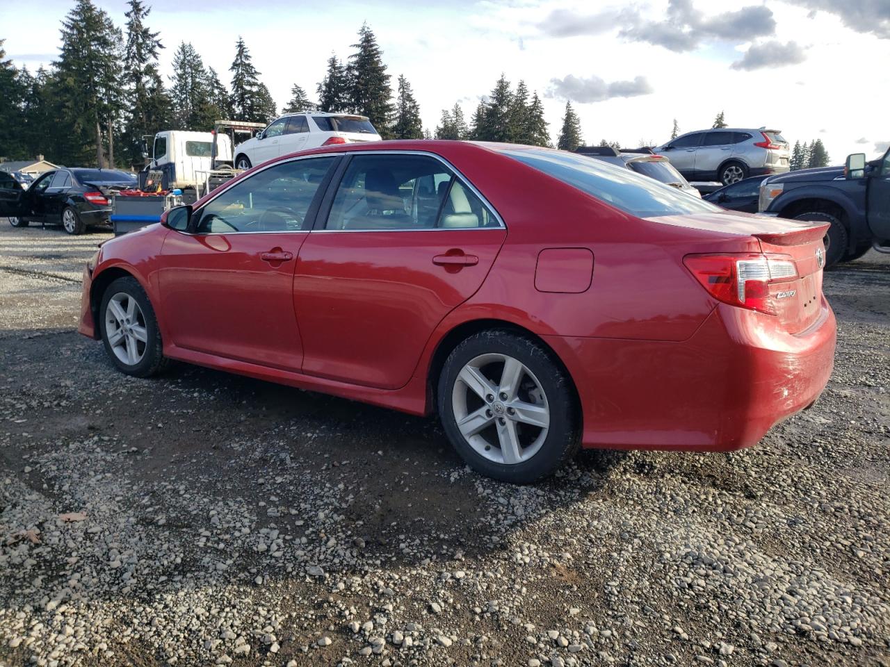 2014 Toyota Camry VIN 4T1BF1FK8EU847754 Copart auction photo, front end / side damage thumbnail 2