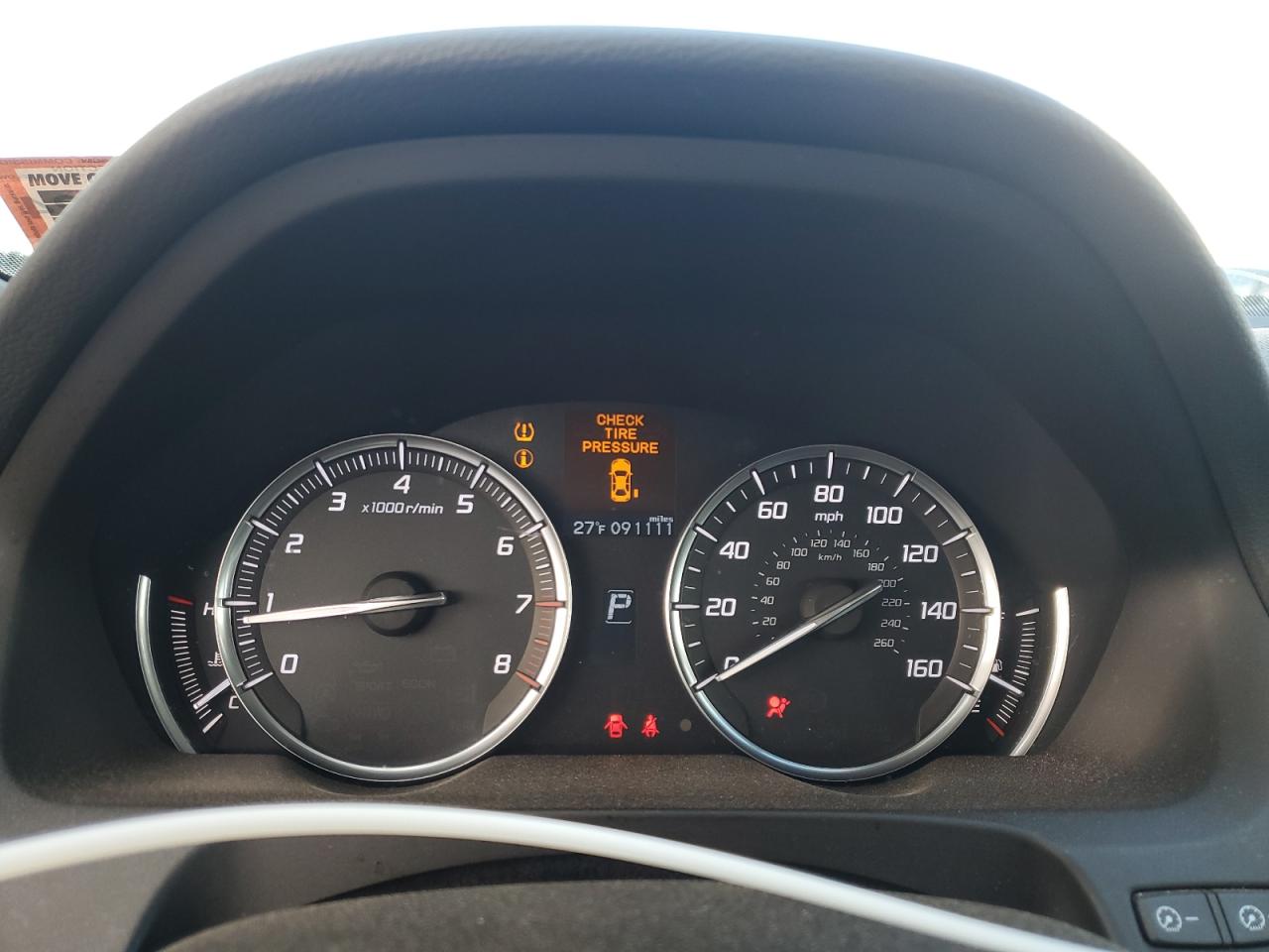2015 Acura TLX VIN 19UUB1F31FA009605 Copart auction photo, side / front end damage thumbnail 9