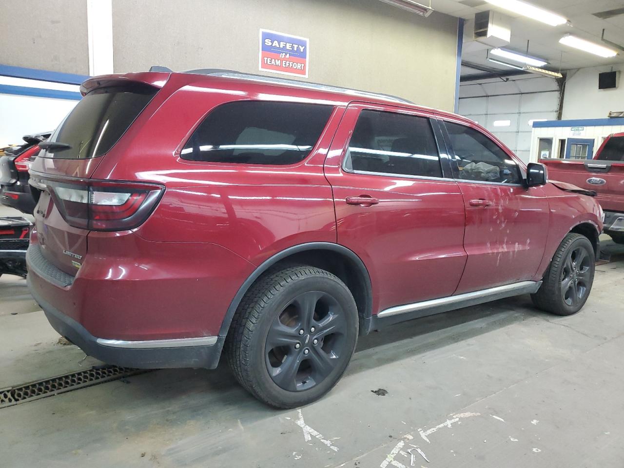 2015 Dodge Durango VIN 1C4RDJDGXFC850203 Copart auction photo, front end / side damage thumbnail 3