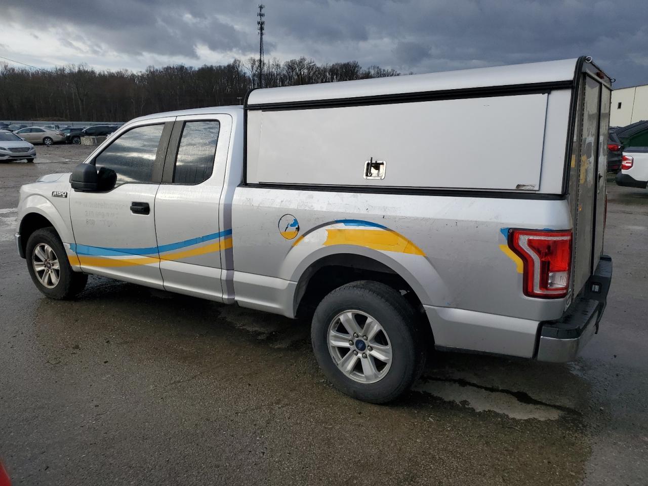 2015 Ford F-150 VIN 1FTEX1CF7FKE18088 Copart auction photo, rear end damage thumbnail 2