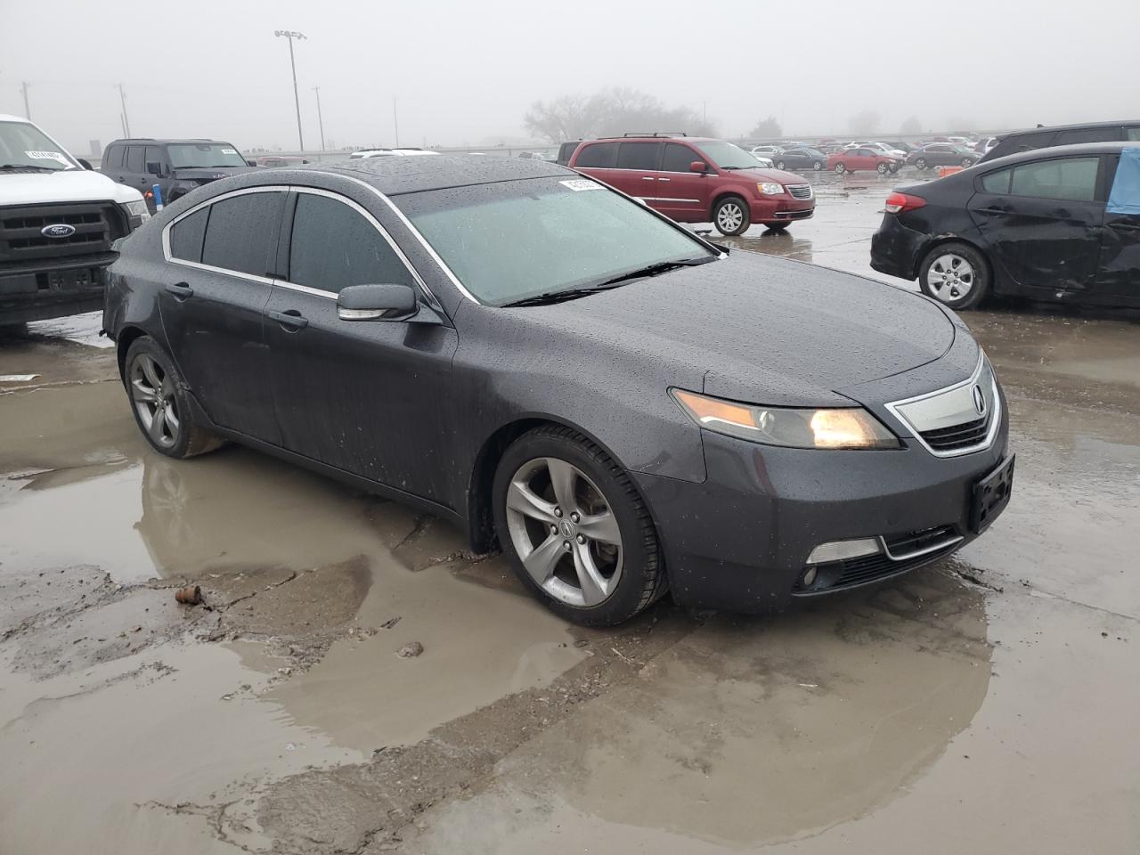 2013 Acura TL VIN 19UUA9F50DA000619 Copart auction photo, rear end damage thumbnail 4