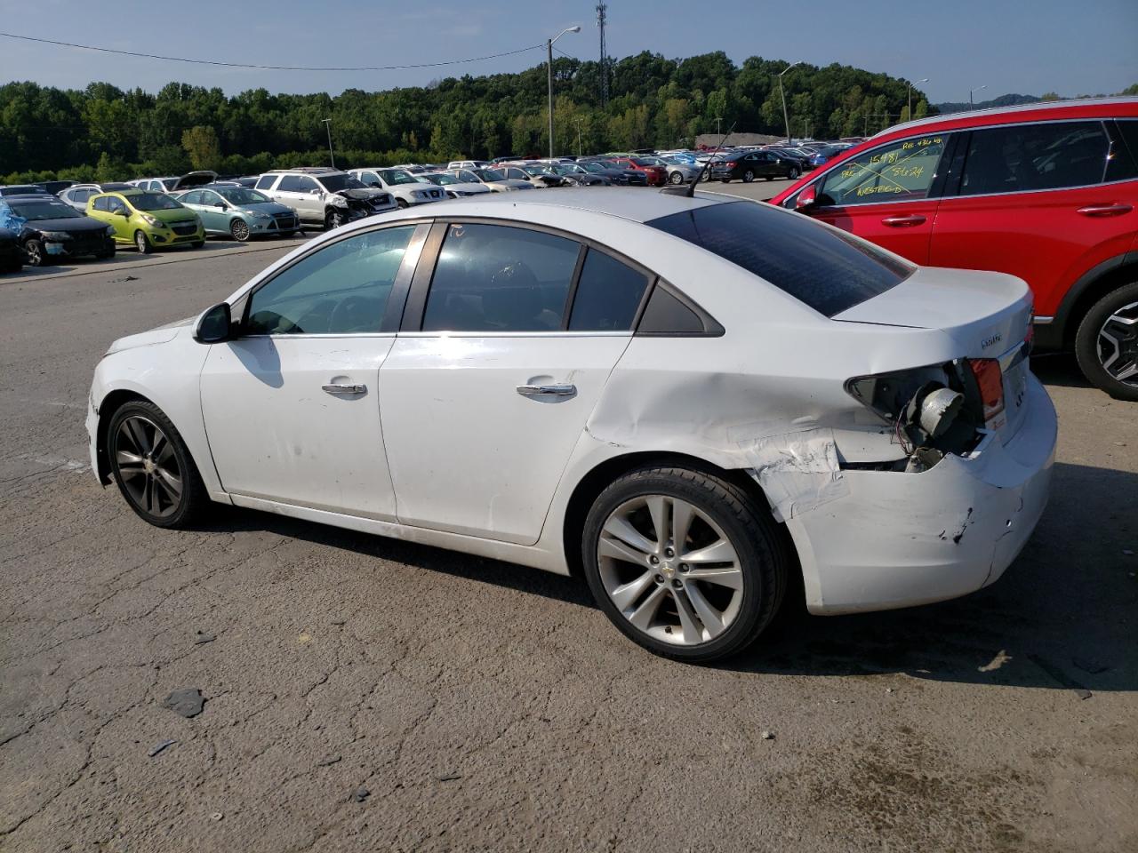 2011 Chevrolet Cruze VIN 1G1PH5S99B7275286 Copart auction photo, front end / rear end damage thumbnail 2