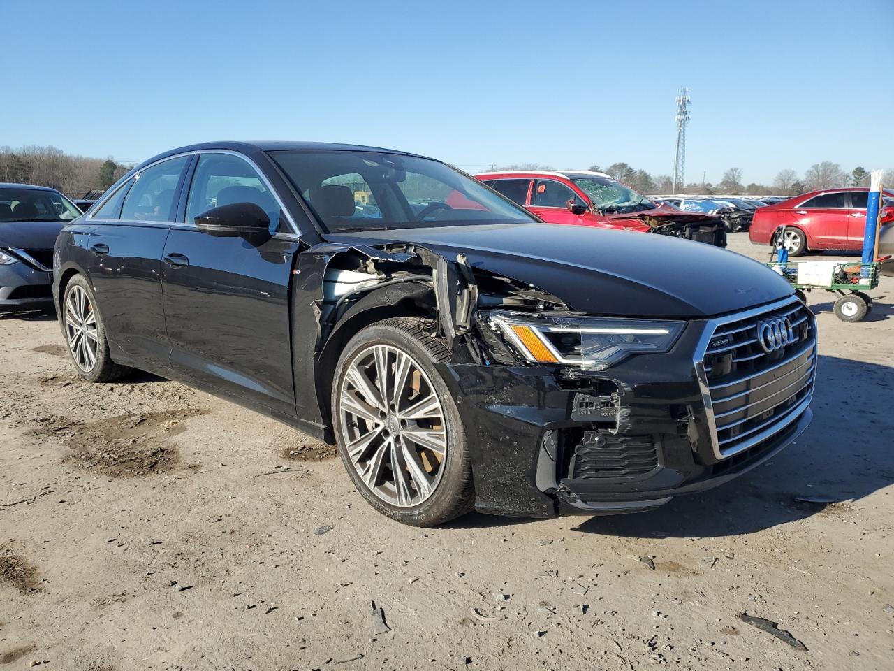 2019 Audi A6 VIN WAUL2AF27KN115591 Copart auction photo, front end / minor dent/scratches damage thumbnail 4