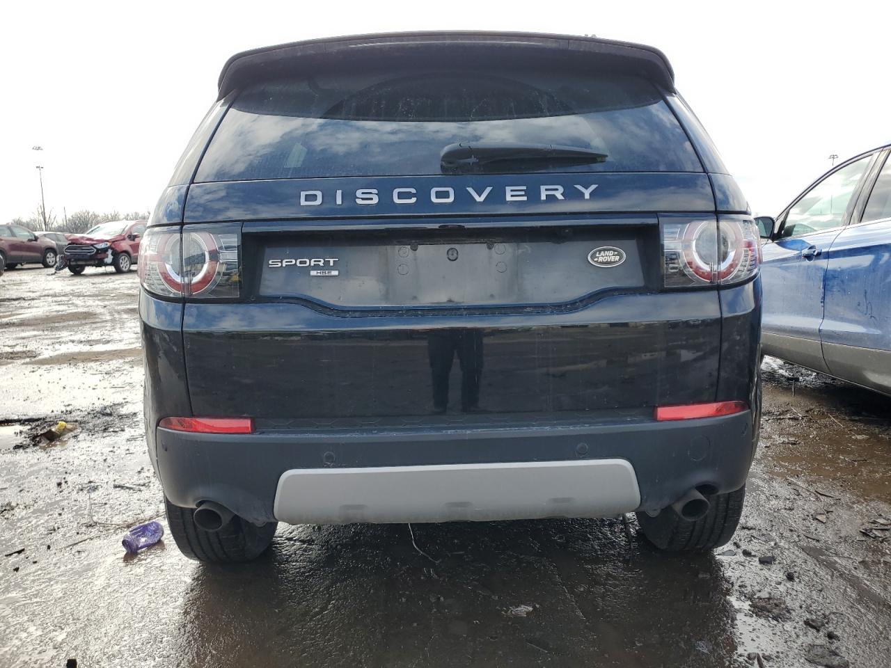 2018 Land Rover Discovery VIN SALCR2RX5JH732943 Copart auction photo, front end / side damage thumbnail 6