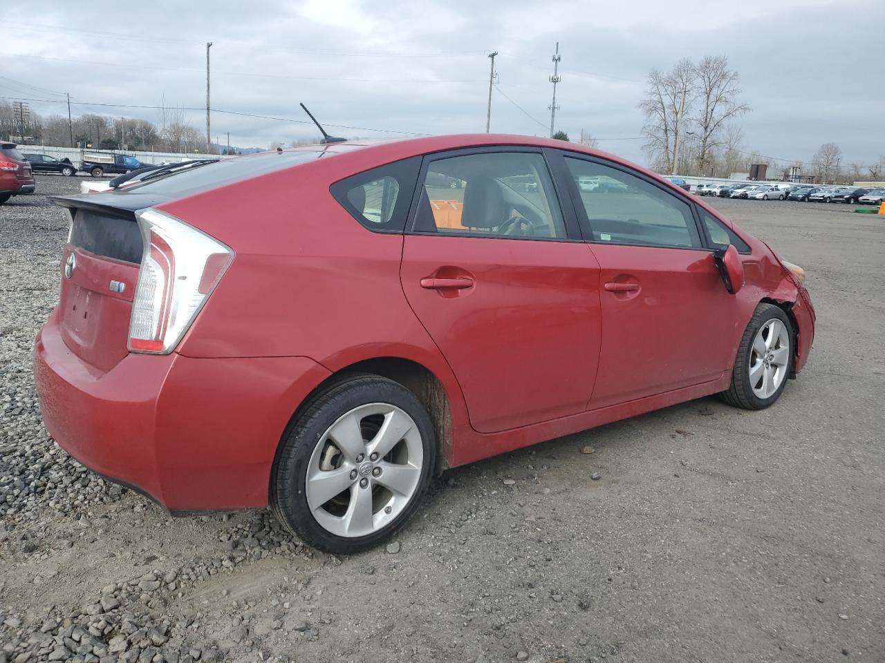 2014 Toyota Prius VIN JTDKN3DU6E0356999 Copart auction photo, front end damage thumbnail 3