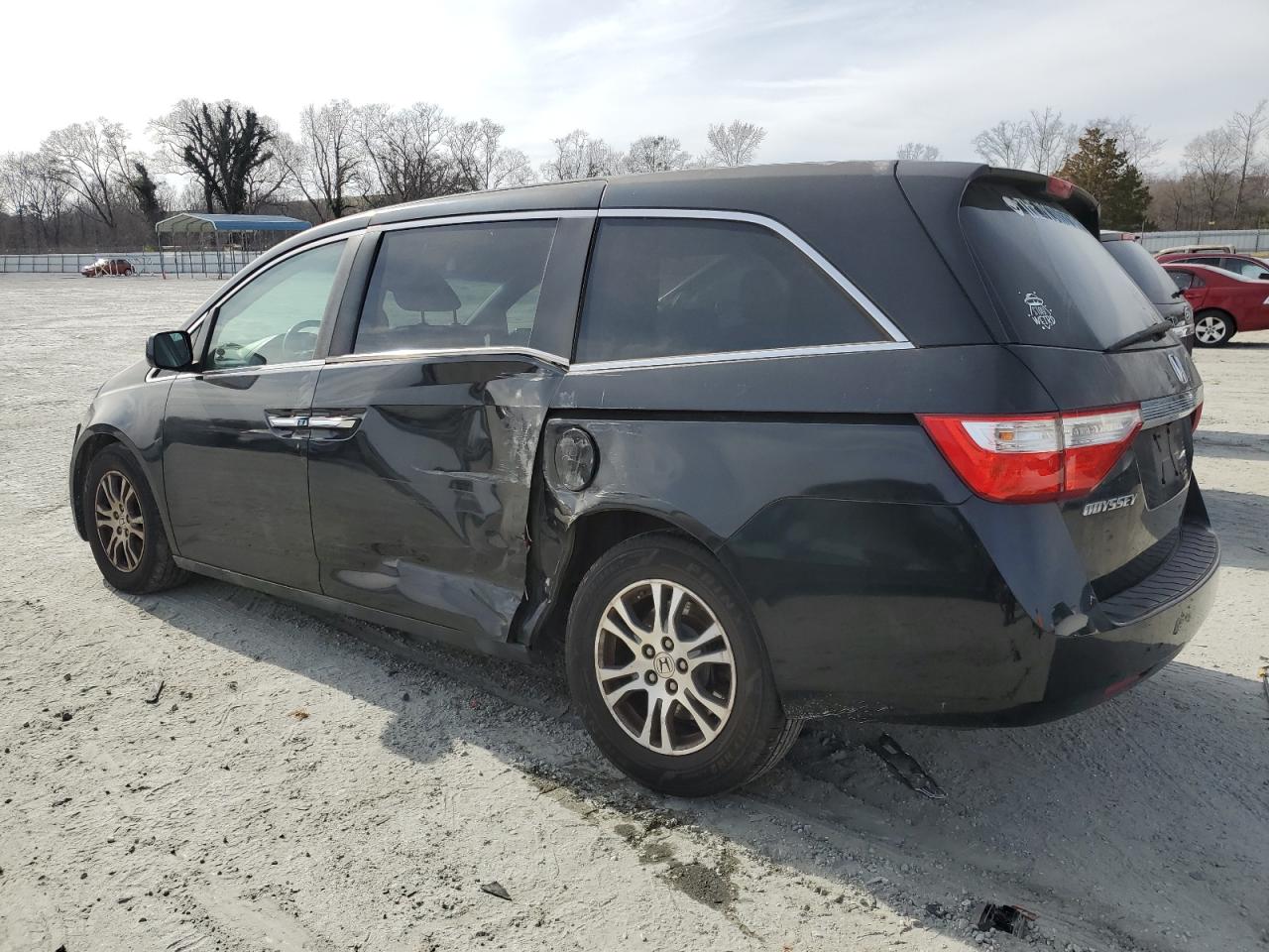 2011 Honda Odyssey VIN 5FNRL5H64BB010524 Copart auction photo, side damage thumbnail 2
