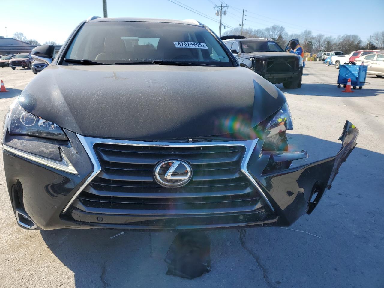 2017 Lexus NX VIN JTJYARBZXH2065242 Copart auction photo, front end damage thumbnail 5