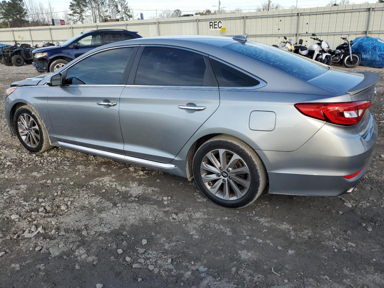 2015 Hyundai Sonata VIN 5NPE34AF0FH064820 Copart auction photo, front end damage thumbnail 2