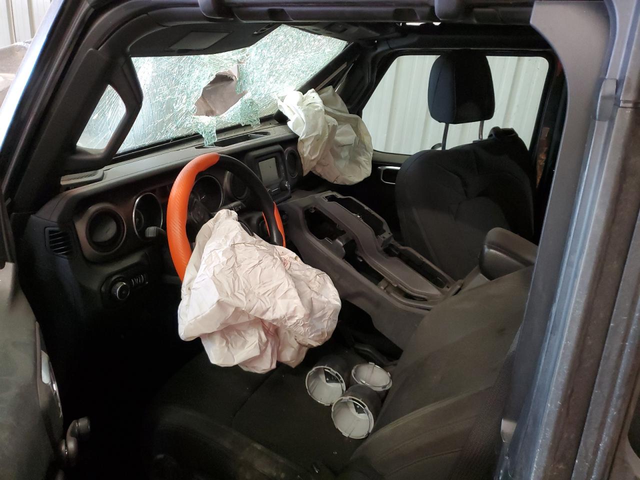 2018 Jeep Wrangler VIN 1C4GJXAN8JW287133 Copart auction photo, biohazard/chemical / front end damage thumbnail 8