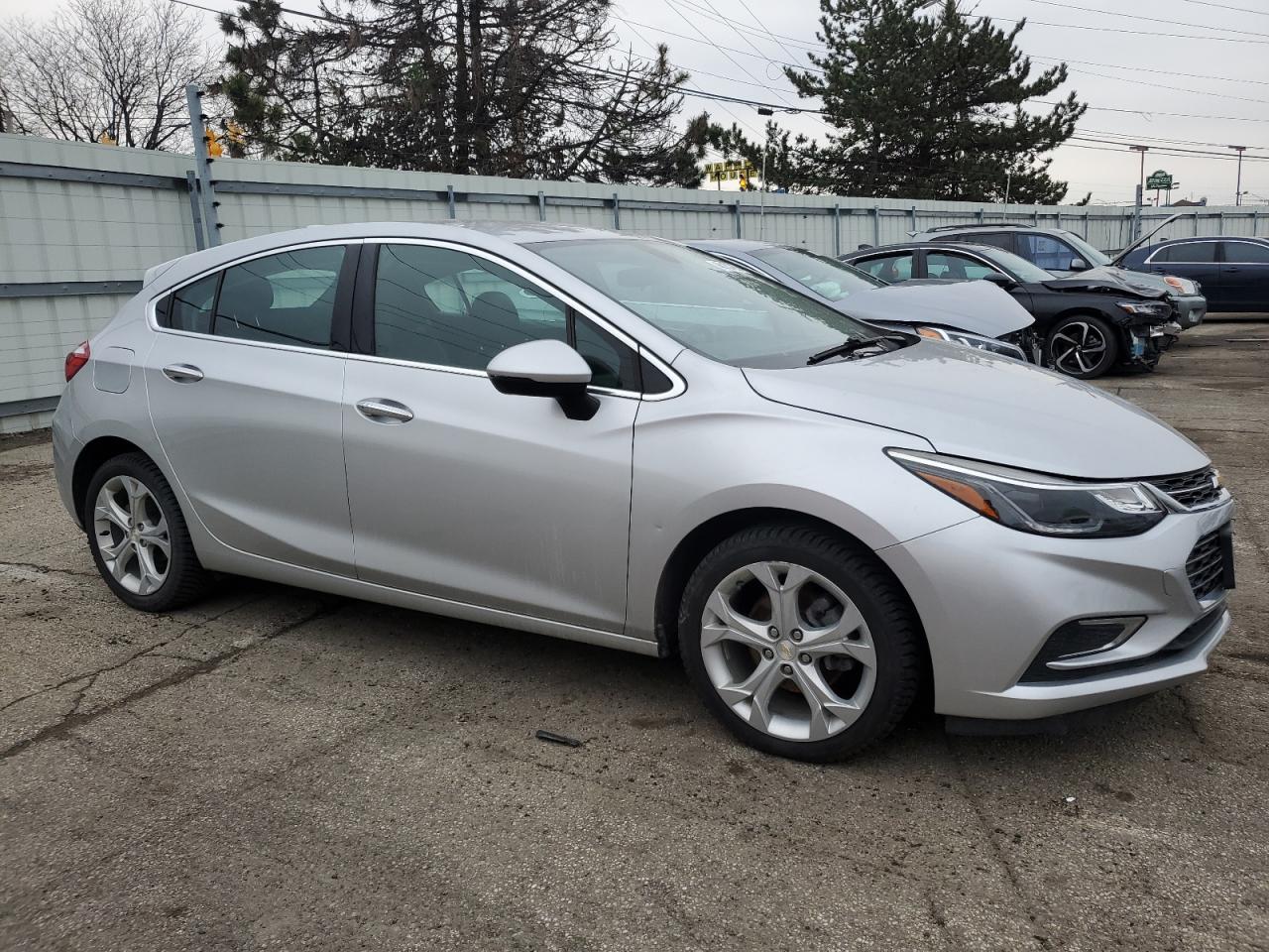 2018 Chevrolet Cruze VIN 3G1BF6SM4JS643707 Copart auction photo, side damage thumbnail 4