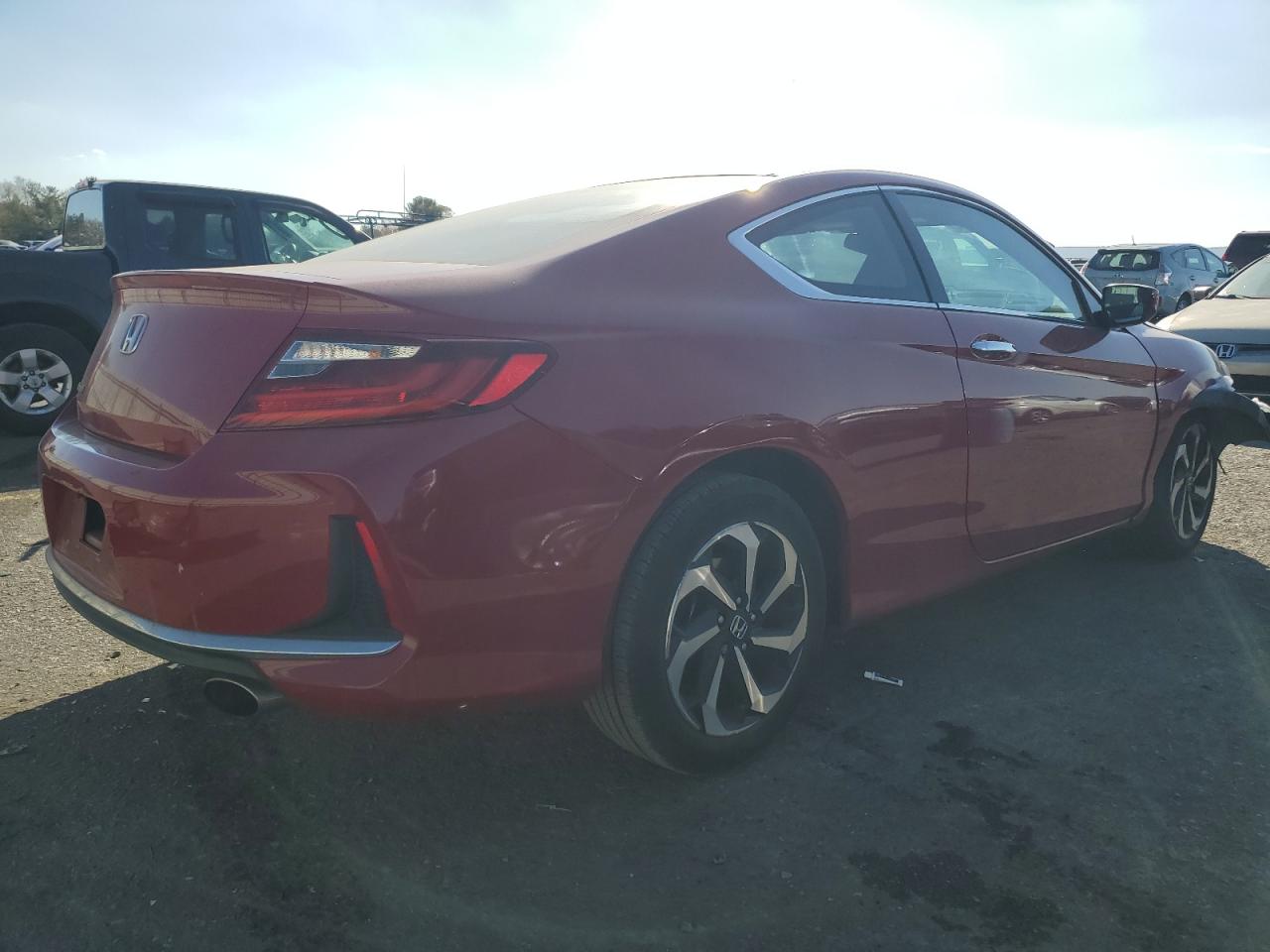 2016 Honda Accord VIN 1HGCT1B35GA011289 Copart auction photo, front end / side damage thumbnail 3