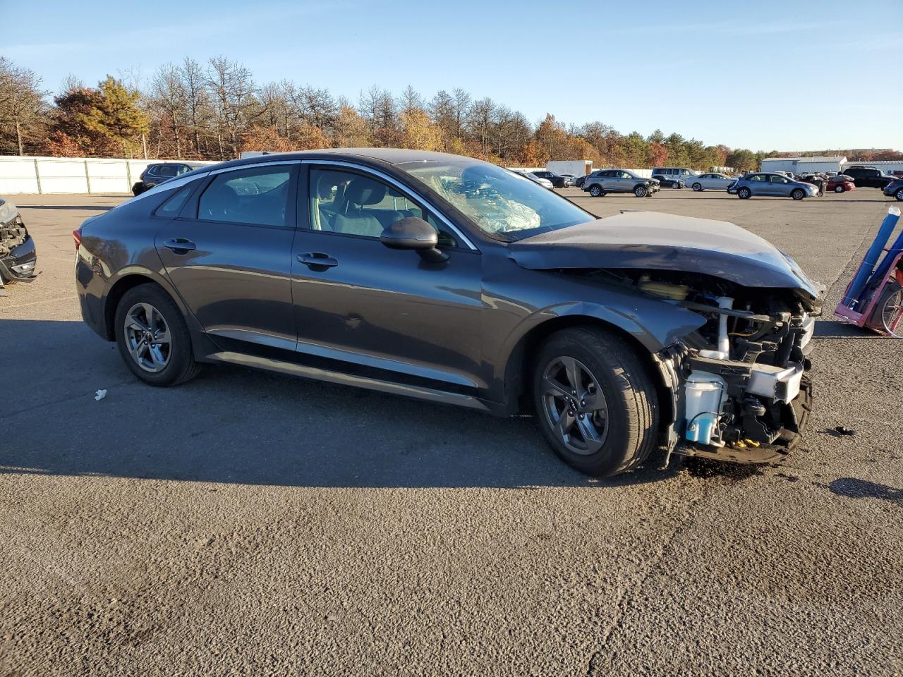 2022 KIA K5 VIN 5XXG14J22NG108791 Copart auction photo, front end / side damage thumbnail 4