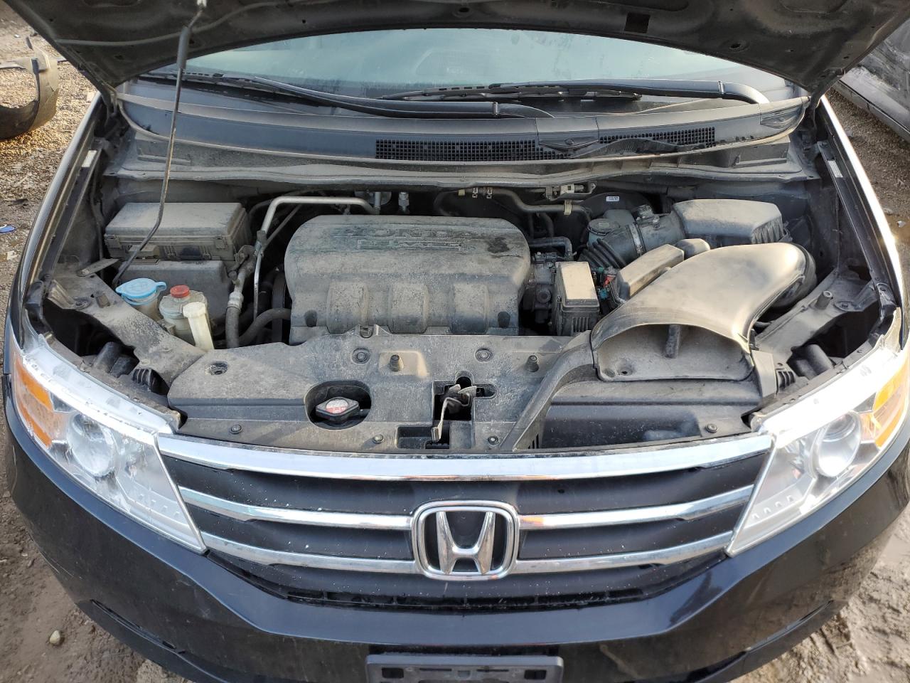 2013 Honda Odyssey VIN 5FNRL5H64DB029321 Copart auction photo, rear end / side damage thumbnail 12