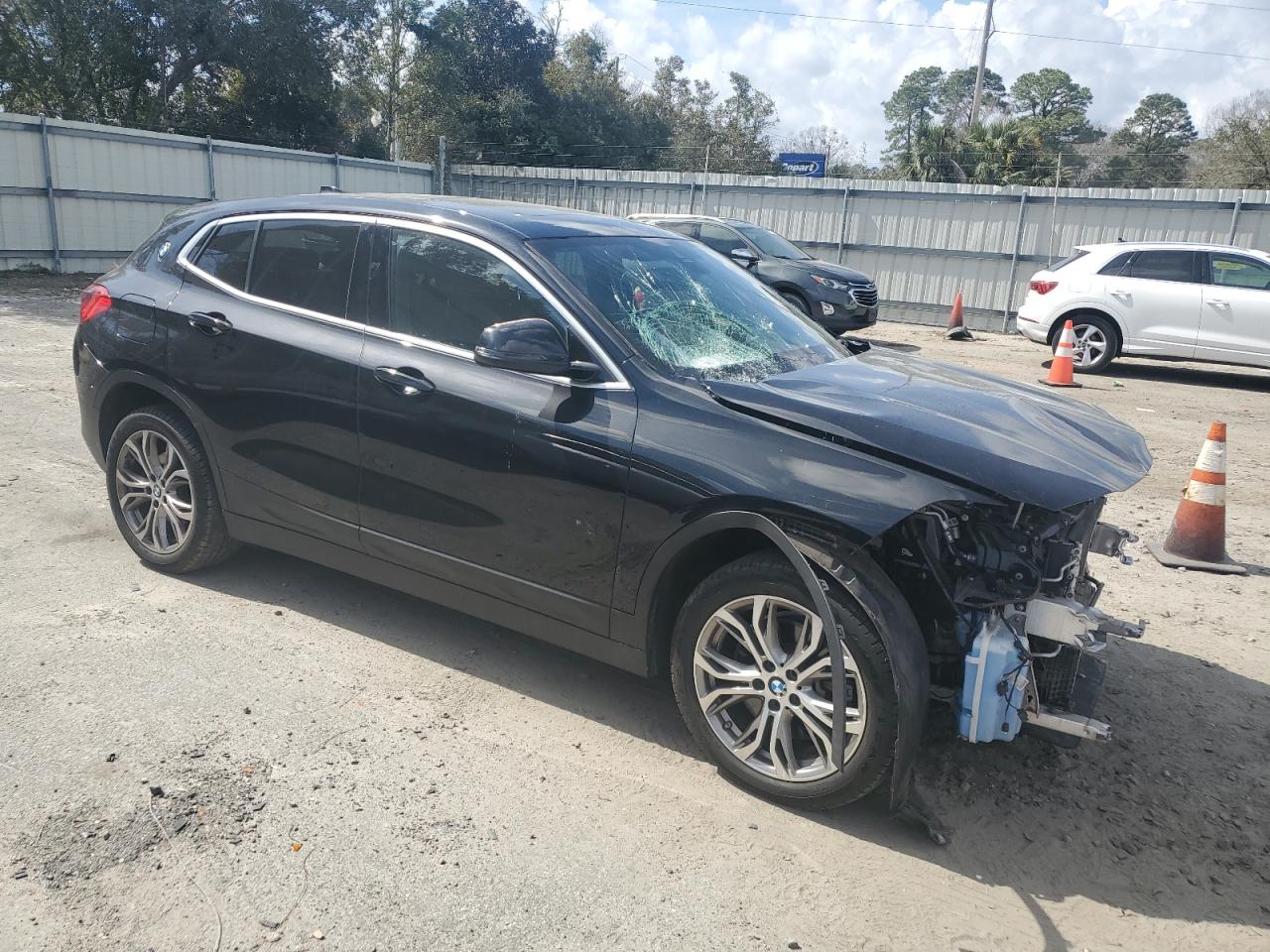 2019 BMW X2 VIN WBXYJ5C58KEF83319 Copart auction photo, front end damage thumbnail 4