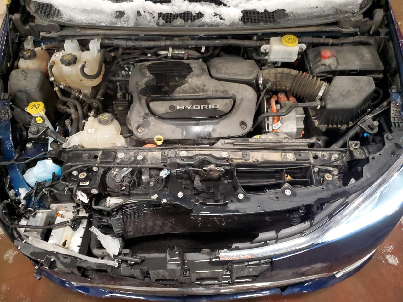 2017 Chrysler Pacifica VIN 2C4RC1N73HR679841 Copart auction photo, front end / side damage thumbnail 12