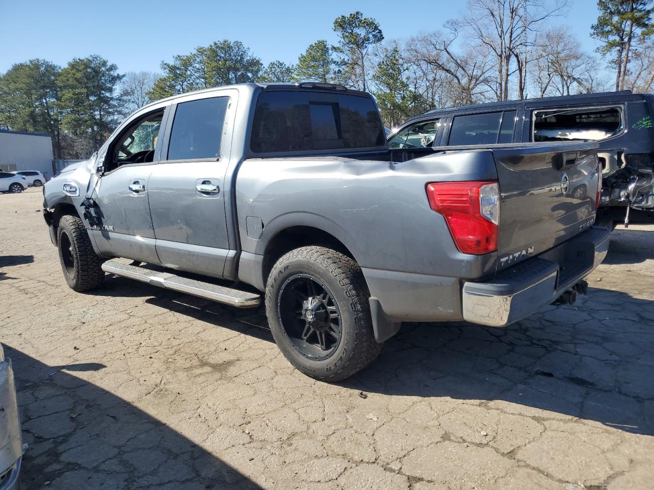 2017 Nissan Titan VIN 1N6AA1EJ4HN536969 Copart auction photo, all over / top/roof damage thumbnail 2
