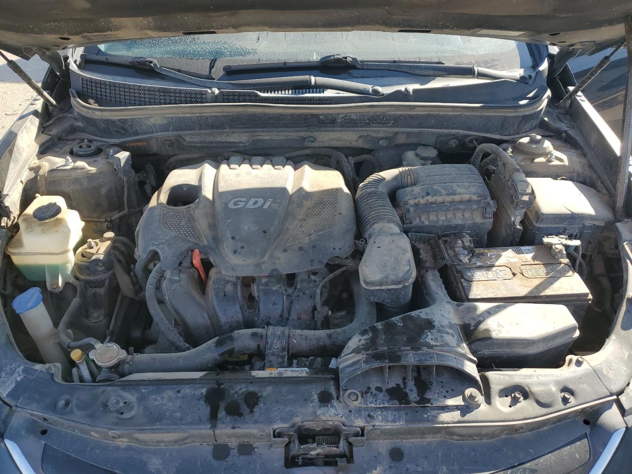 2014 Hyundai Sonata VIN 5NPEB4AC2EH939497 Copart auction photo, front end / rear end damage thumbnail 11