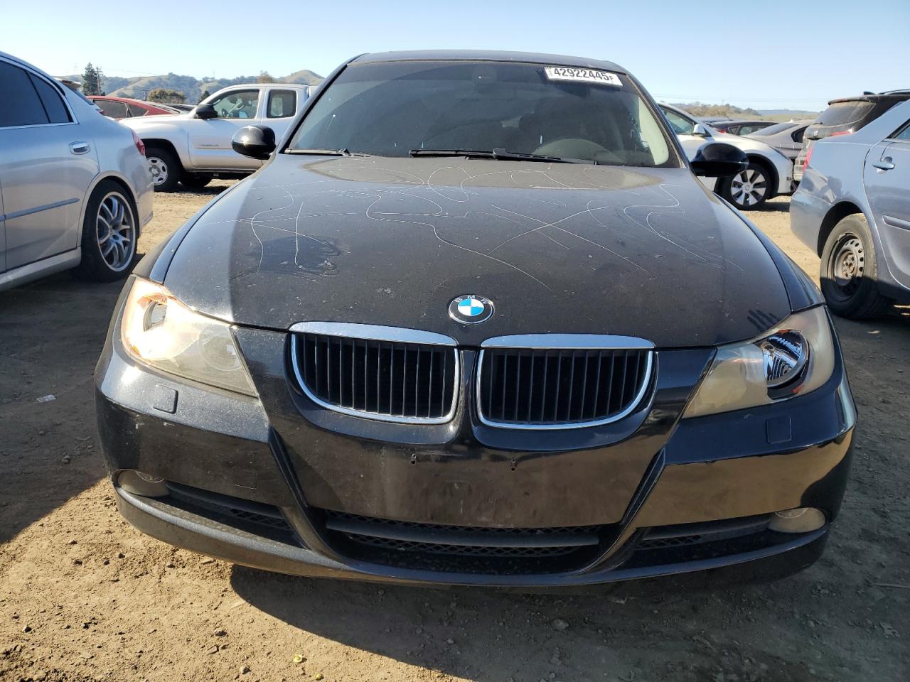 2007 BMW 3er VIN WBAVC93557K032527 Copart auction photo, vandalism damage thumbnail 5