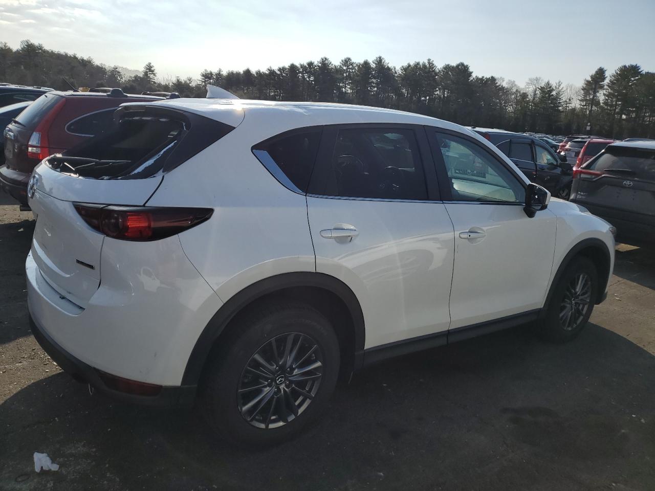 2020 Mazda CX-5 VIN JM3KFBCMXL0729118 Copart auction photo, rear end / top/roof damage thumbnail 3