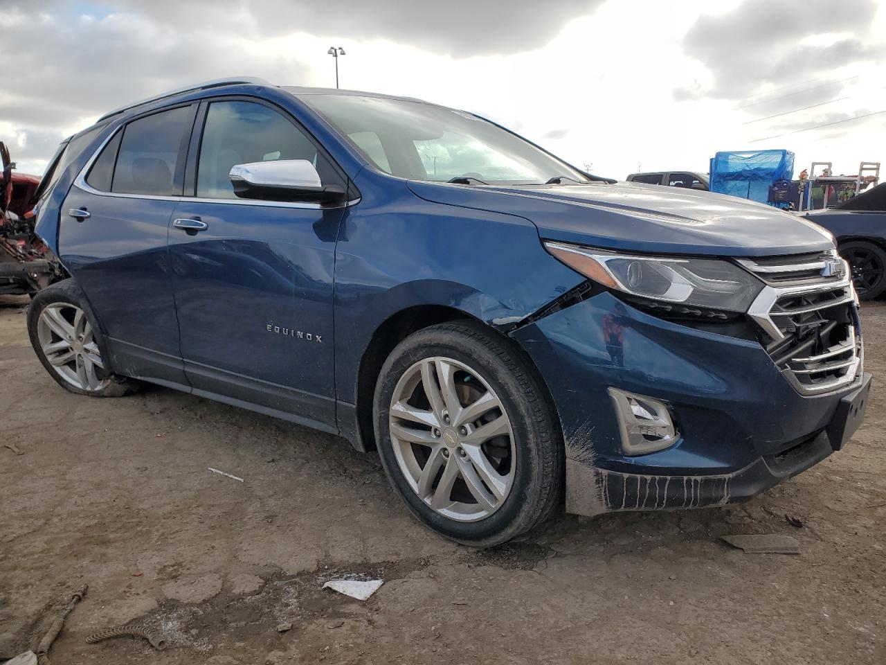 2019 Chevrolet Equinox VIN 3GNAXPEX4KL249574 Copart auction photo, rear end / front end damage thumbnail 4