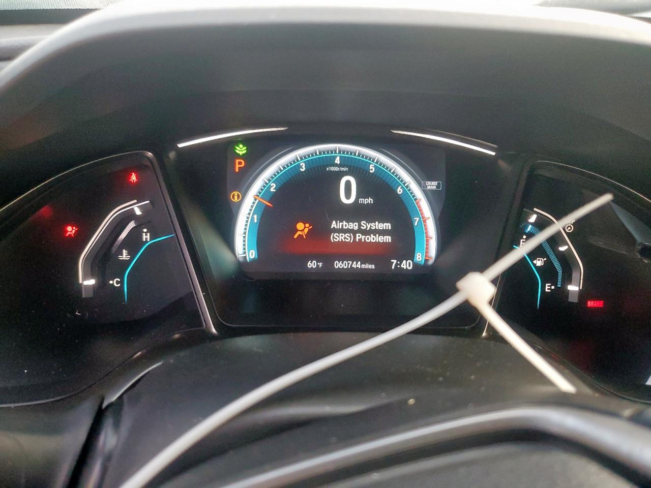 2017 Honda Civic VIN SHHFK7H59HU212954 Copart auction photo, front end / side damage thumbnail 9
