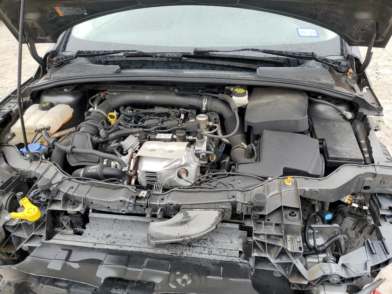 2017 Ford Focus VIN 1FADP3FE7HL290156 Copart auction photo, side / front end damage thumbnail 11