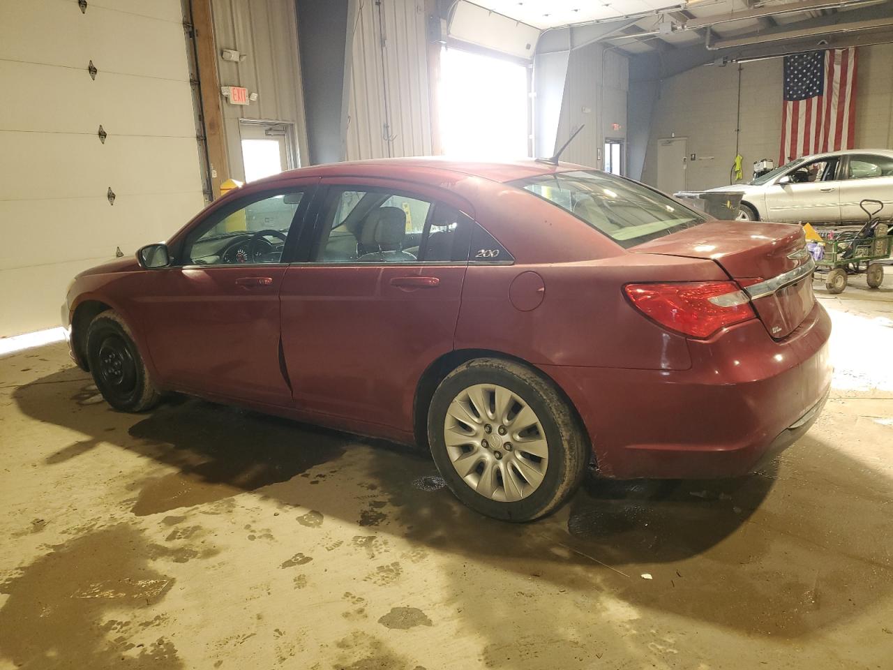 2014 Chrysler 200 VIN 1C3CCBAB0EN206398 Copart auction photo, side / minor dent/scratches damage thumbnail 2