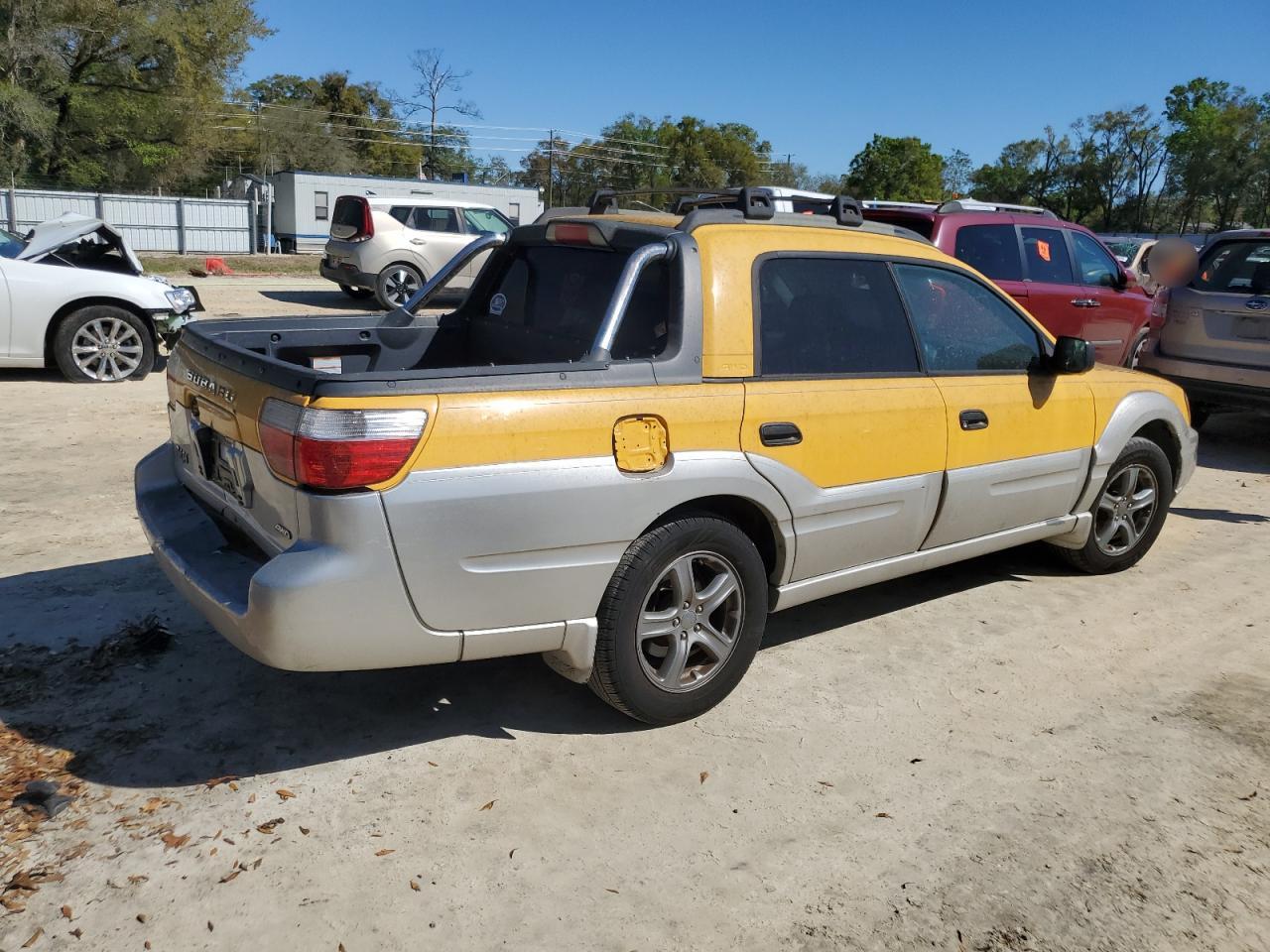 2003 Subaru Baja VIN 4S4BT62C136112684 Copart auction photo, rear end / minor dent/scratches damage thumbnail 3