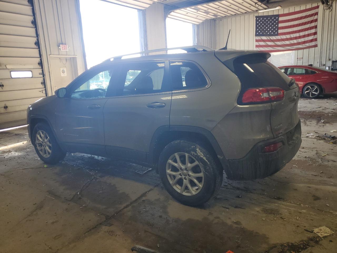 2017 Jeep Grand Cherokee VIN 1C4PJMCB1HW504193 Copart auction photo, side / front end damage thumbnail 2