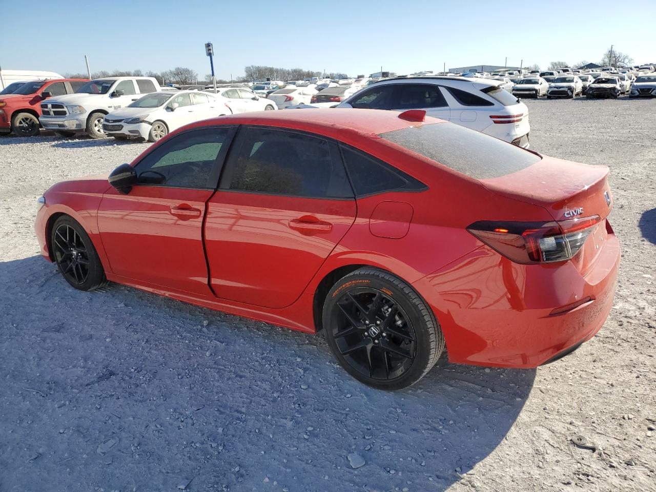 2025 Honda Civic VIN 2HGFE2F51SH510352 Copart auction photo, front end damage thumbnail 2