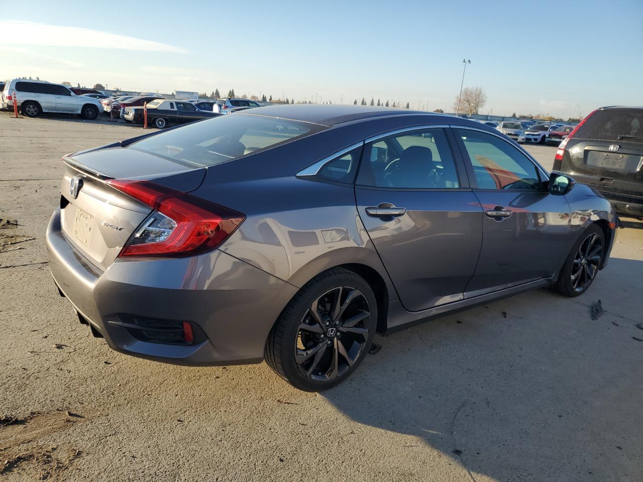 2020 Honda Civic VIN 19XFC2F81LE206479 Copart auction photo, front end damage thumbnail 3