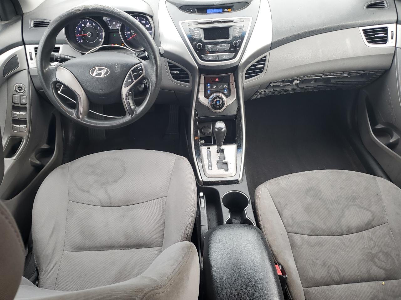 2013 Hyundai Elantra VIN 5NPDH4AE1DH404574 Copart auction photo, rear end damage thumbnail 8