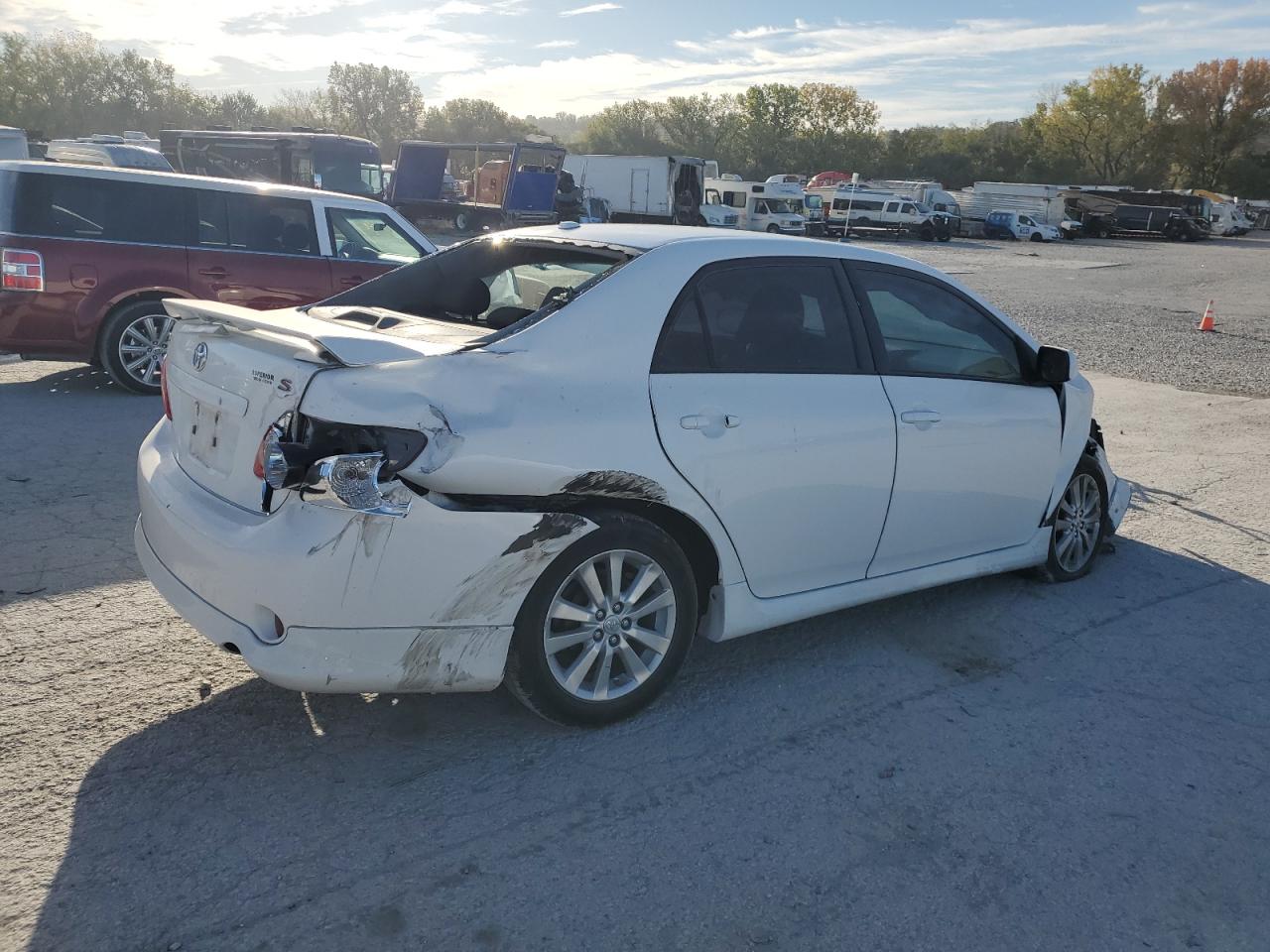 2010 Toyota Corolla VIN 1NXBU4EE7AZ274455 Copart auction photo, all over / undercarriage damage thumbnail 3