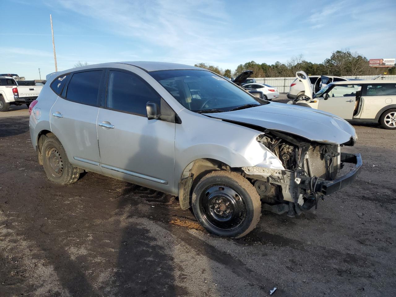 2011 Nissan Rogue VIN JN8AS5MT8BW564533 Copart auction photo, front end damage thumbnail 4