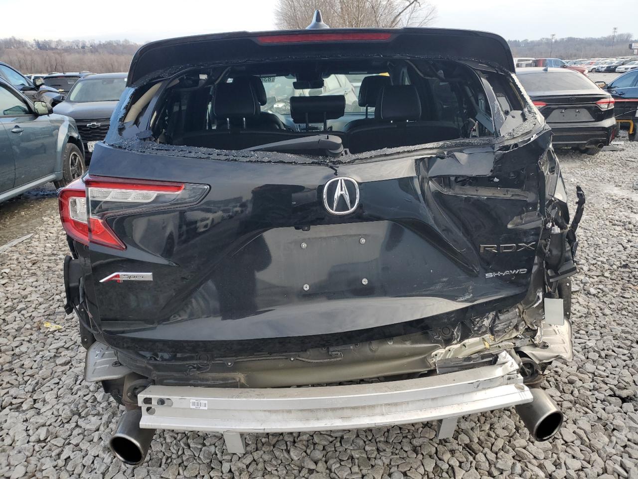 2021 Acura RDX VIN 5J8TC2H67ML005890 Copart auction photo, rear end damage thumbnail 6