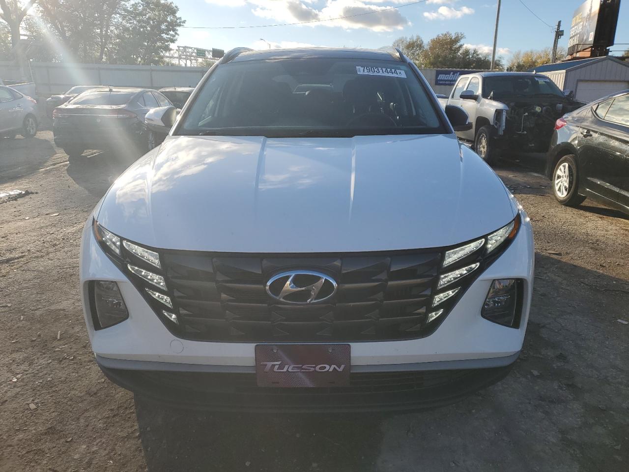 2022 Hyundai Tucson VIN KM8JFCA11NU013301 Copart auction photo, rear end damage thumbnail 5
