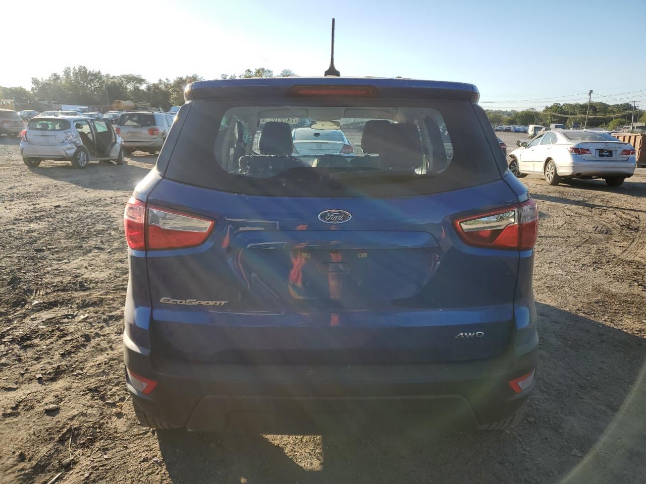 2020 Ford EcoSport VIN MAJ6S3FL4LC383019 Copart auction photo, side / front end damage thumbnail 6