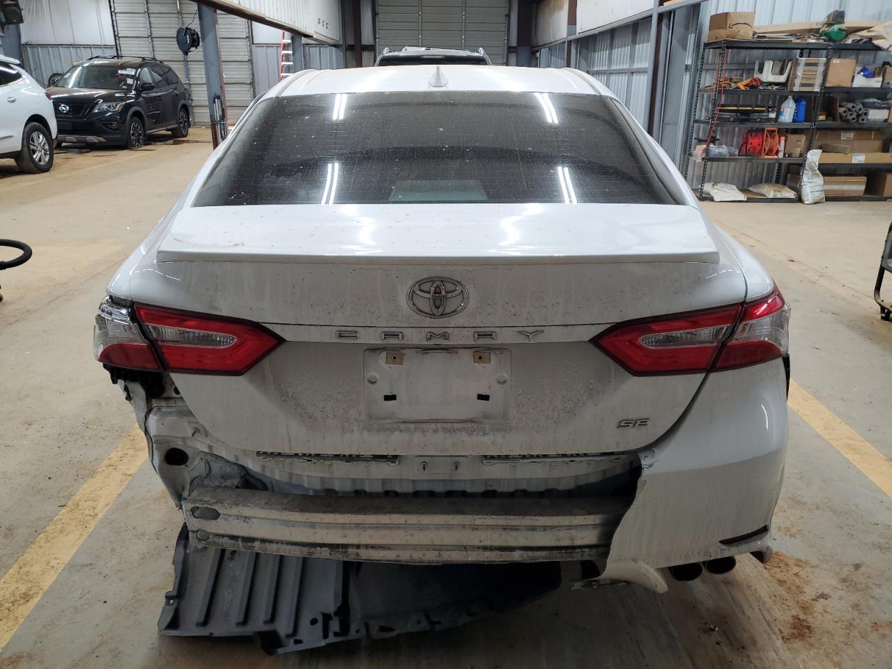 2020 Toyota Camry VIN 4T1G11AK3LU349261 Copart auction photo, side / rear end damage thumbnail 6