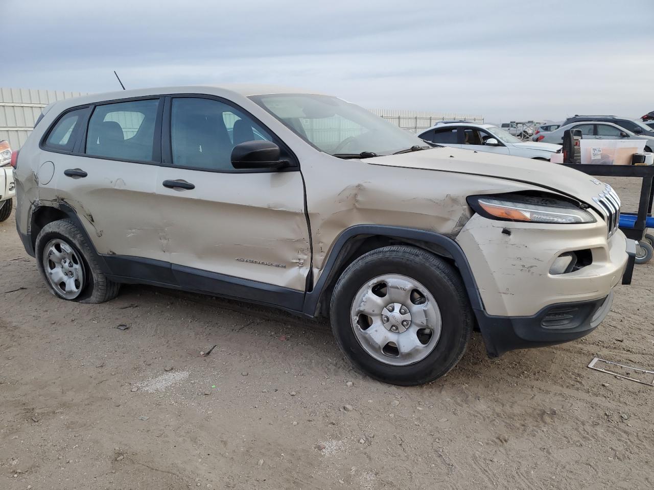 2014 Jeep Grand Cherokee VIN 1C4PJMAB7EW233588 Copart auction photo, all over damage thumbnail 4