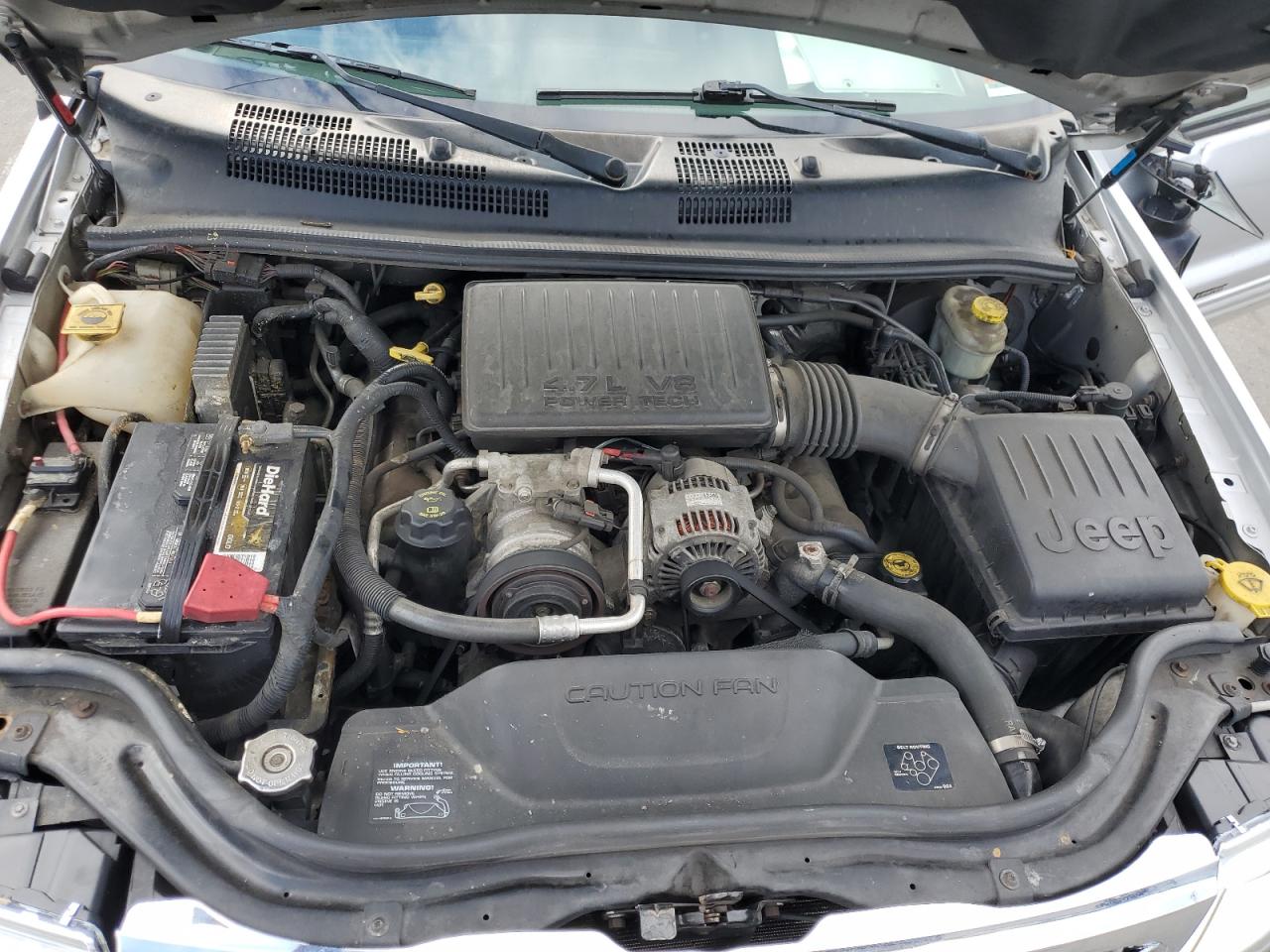 2004 Jeep Grand Cherokee VIN 1J4GW58N94C415892 Copart auction photo, front end / undercarriage damage thumbnail 12