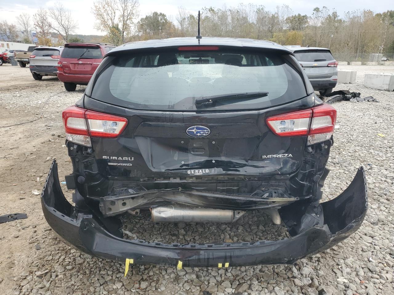 2019 Subaru Impreza VIN 4S3GTAB66K3734091 Copart auction photo, front end / rear end damage thumbnail 6