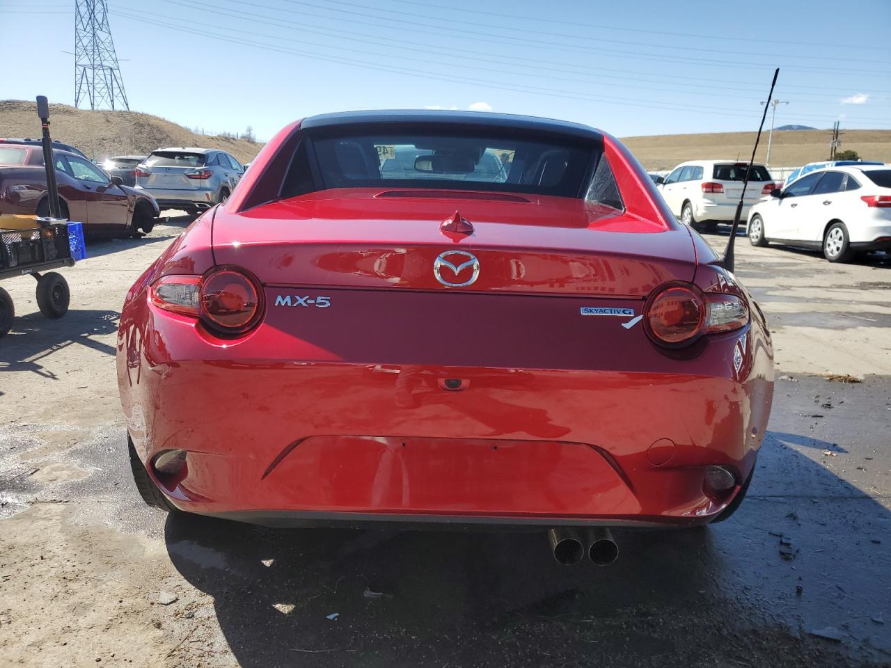 2022 Mazda MX-5 VIN JM1NDAM76N0508438 Copart auction photo, side damage thumbnail 6