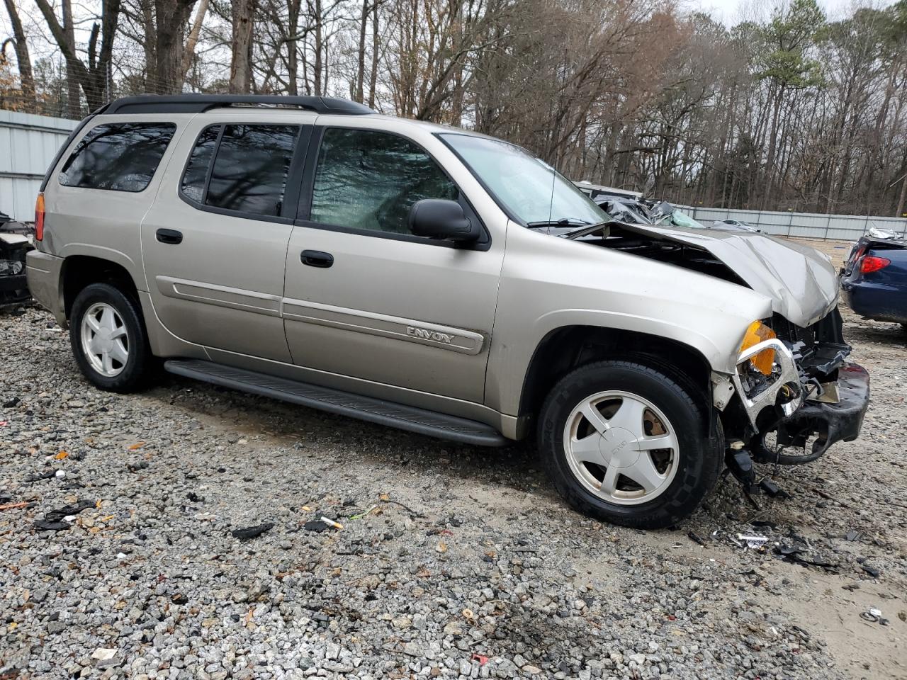 2003 GMC Envoy VIN 1GKES16S736149445 Copart auction photo, front end / side damage thumbnail 4