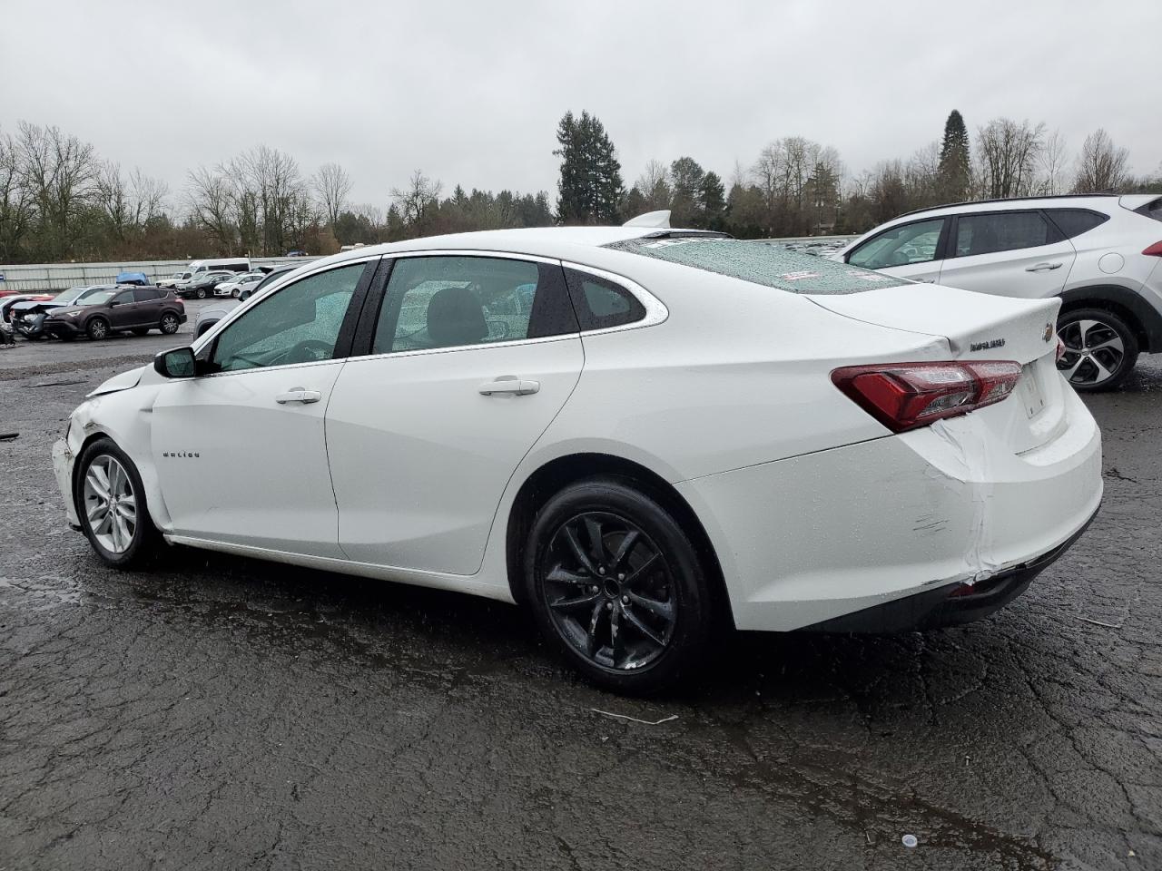 2021 Chevrolet Malibu VIN 1G1ZD5ST8MF060376 Copart auction photo, front end / rear end damage thumbnail 2