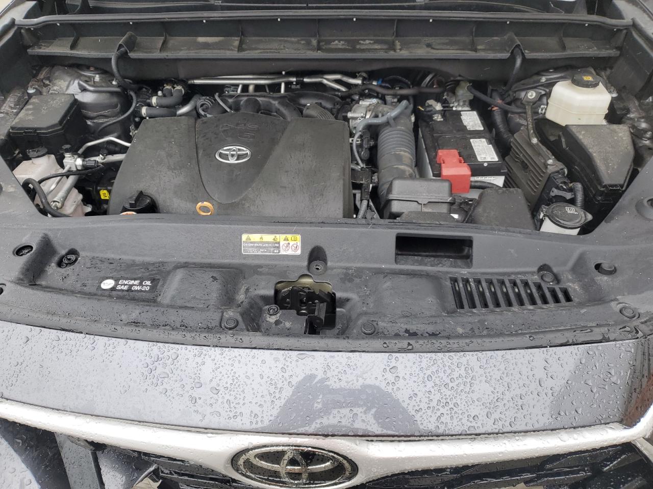 2022 Toyota Highlander VIN 5TDGZRBH3NS247271 Copart auction photo, side damage thumbnail 12