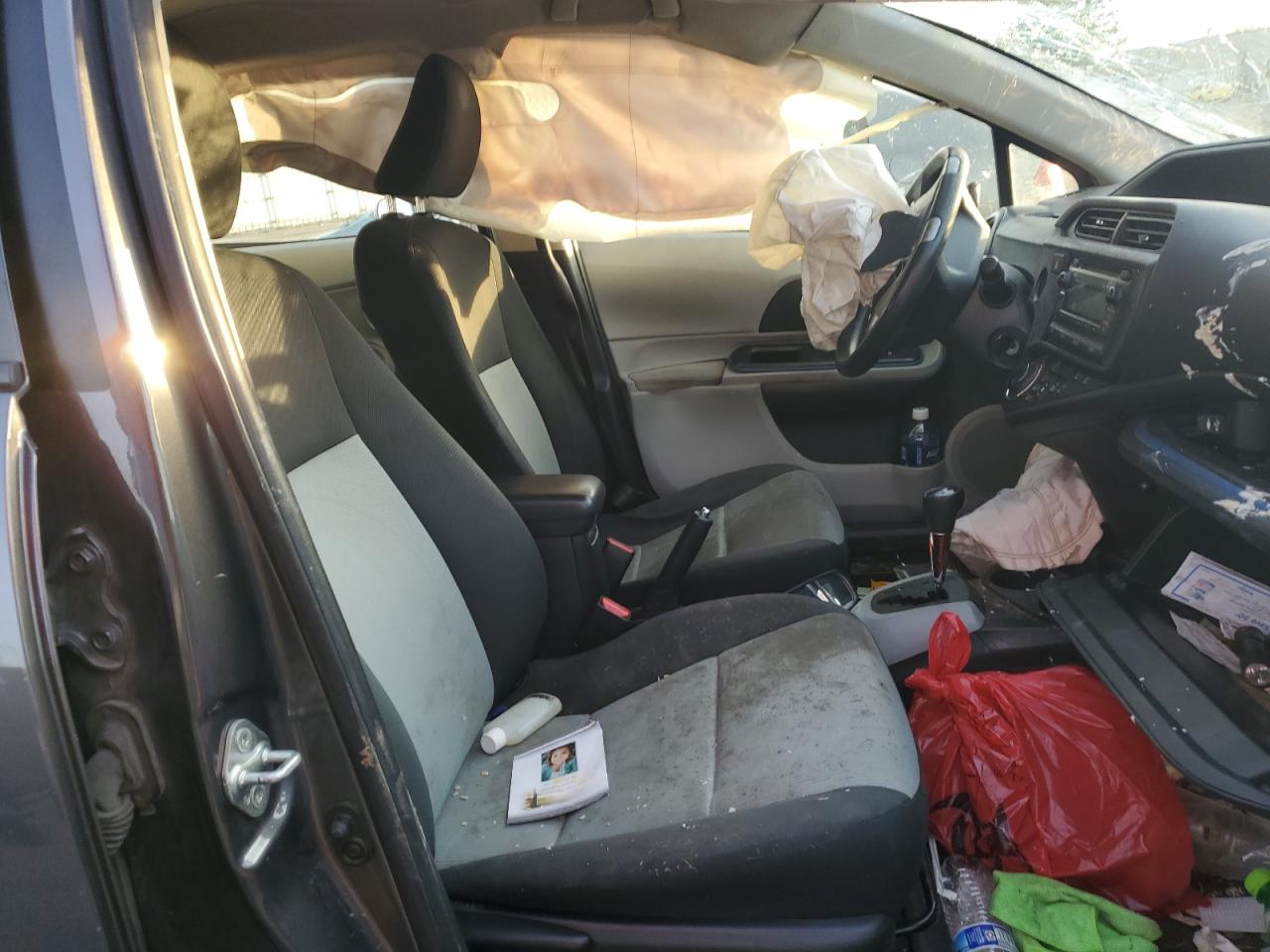 2013 Toyota Prius VIN JTDKDTB38D1530738 Copart auction photo, all over / undercarriage damage thumbnail 7