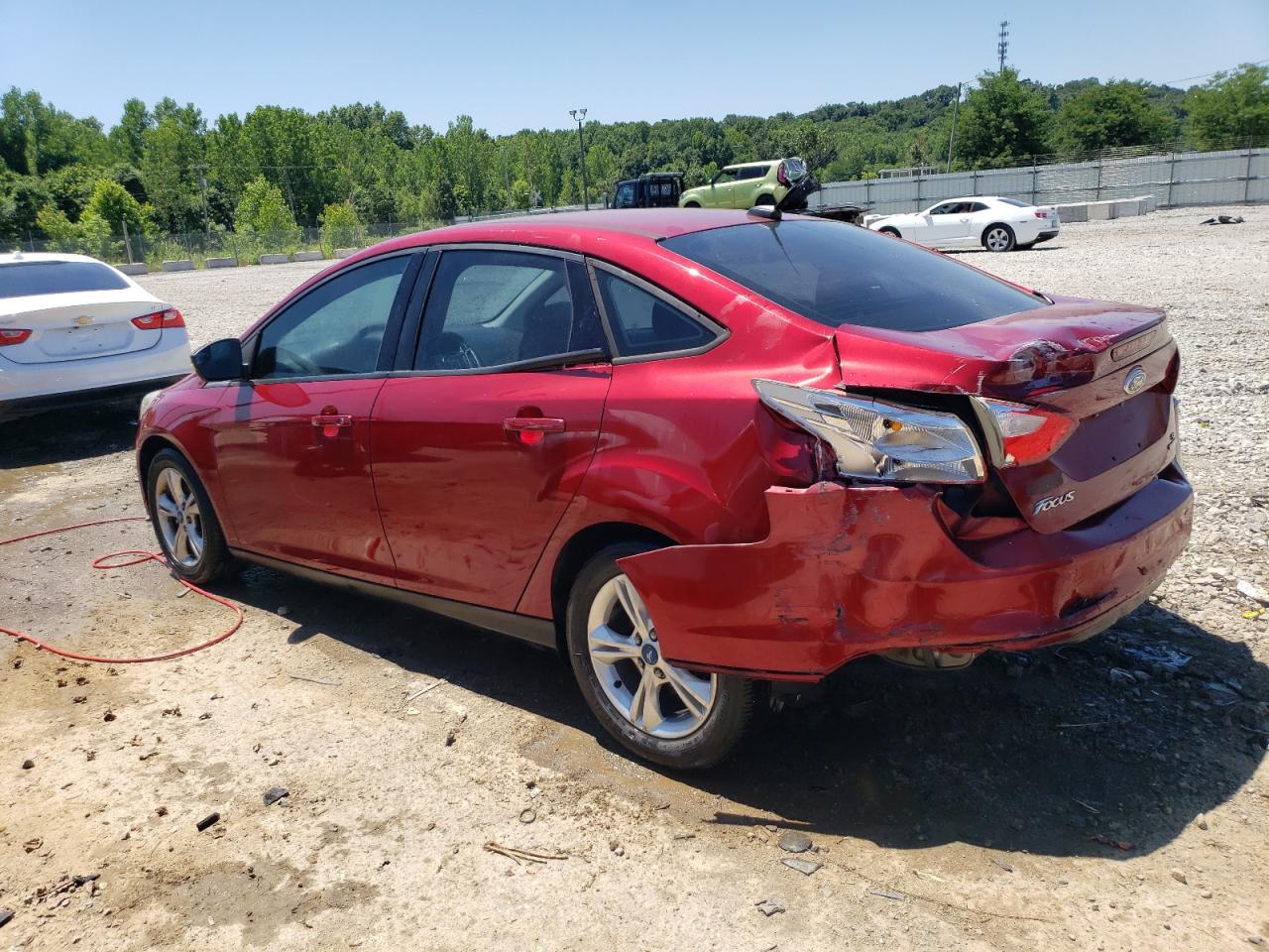 2013 Ford Focus VIN 1FADP3F23DL233940 Copart auction photo, rear end damage thumbnail 2