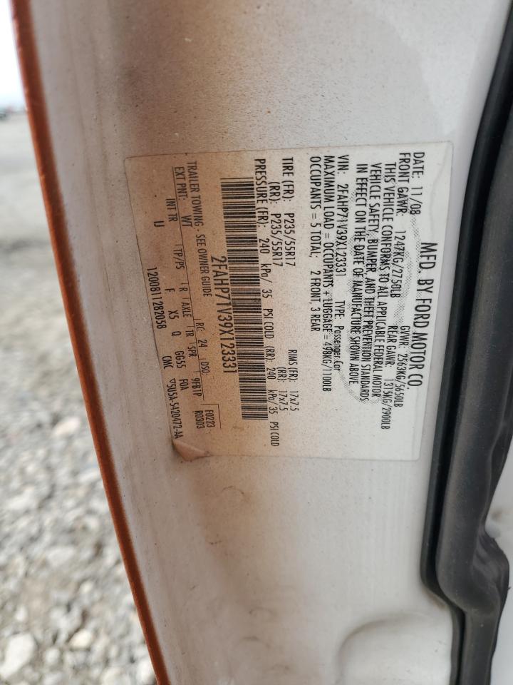 2009 Ford Crown Victoria VIN 2FAHP71V39X123331 Copart auction photo, all over / minor dent/scratches damage thumbnail 14