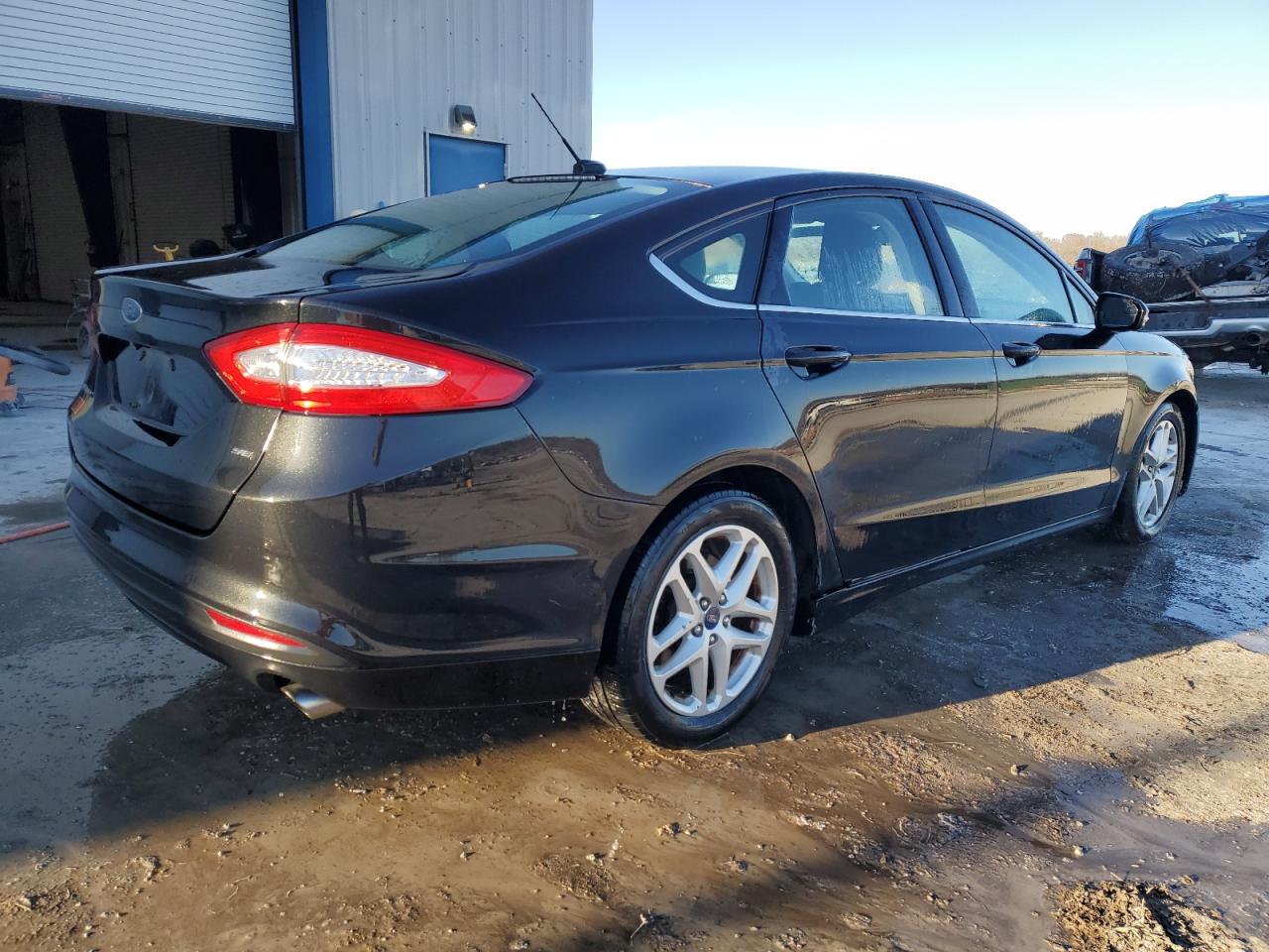 2015 Ford Fusion VIN 3FA6P0H75FR103355 Copart auction photo, front end / side damage thumbnail 3
